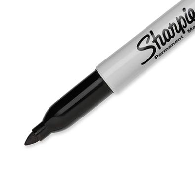 Acquista marker indelebile sharpie nero punta fine 1pz online su FLY-TECH