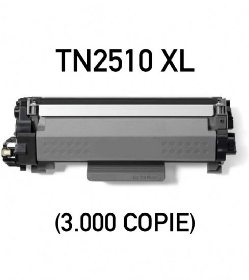 Toner Comp. con Brother TN2510 XL  3K - Con Chip
